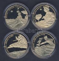 2001. 200Ft 4 klf db "János Vitéz, Pál utcai fiúk, Toldi, Lúdas Matyi" sor T:PP