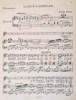 1915 Rózsavölgyi Album Karácsony 1915, kotta, Bp., Rózsavölgyi. Vászonkötésben, megviselt állapotban...