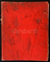 1915 Rózsavölgyi Album Karácsony 1915, kotta, Bp., Rózsavölgyi. Vászonkötésben, megviselt állapotban...