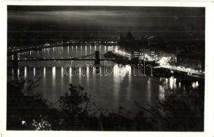 Budapest - 21 db főleg RÉGI képeslap, sok esti / 21 mostly pre-1945 postcards, many night views