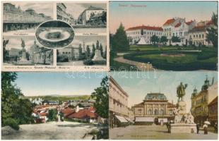 54 db RÉGI magyar és történelmi magyar városképes lap / 54 pre-1945 Hungarian and historical Hungarian town-view postcards