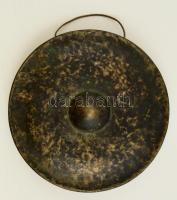 Régi réz gong, d: 30,5 cm