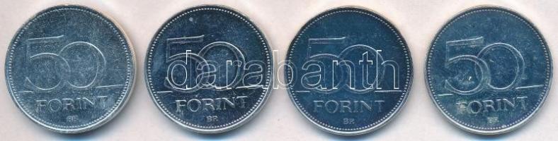 1992- 50Ft ezüstözött Cu-Ni (4xklf) "Nagy Magyarok / Zrínyi Miklós, II. Rákóczi Ferenc, Semmelw...