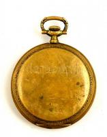 Thiel díszes zsebóra, belső hátlapján feljegyzéssel, nem működik