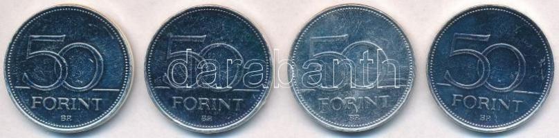 1992- 50Ft ezüstözött Cu-Ni (4xklf) "Nagy Magyarok / Árpád fejedelem, IV. Béla, Csontváry-Koszt...