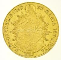 1848. Dukát Au "V. Ferdinánd" (3,47g/0.989) T:2,2-
 Hungary 1848. Ducat Au "Ferdinán...