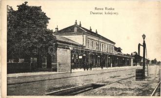 Rava-Ruska, Rawa Ruska; Dworzec kolejowy / railway station / Bahnhof