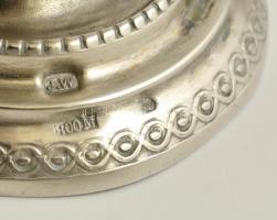 Ezüst(Ag) keresztelőpohár, jelzett, talpán kis deformációval, m: 10,5 cm, nettó: 67,3 g