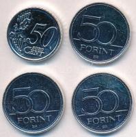 1992- 50Ft ezüstözött Cu-Ni (3xklf) "Nagy Magyarok / Báthory István, Zrínyi Ilona, Eötvös Józse...