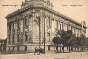 Máramarossziget, Sighetu Marmatei; Osztrák-Magyar bank. Wizner és Dávid kiadása / Austro-Hungarian bank (EK)