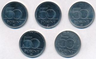 2005. 50Ft Cu-Ni "Gyermekmentő Szolgálat" + 2006. 50Ft Cu-Ni "Magyar Vöröskereszt&quo...