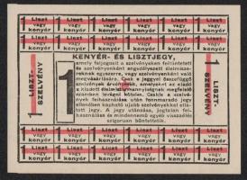 1948 Levél (Győr-Moson-Sopron m.), árvaügyi jegyzőkönyv és kapcsolódó iratok, összesen 5 db, kenyérj...