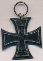 Német Birodalom 1914. "Vaskereszt 2. osztály" kitüntetés mellszalag nélkül, a karikán jelz...
