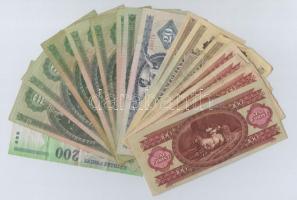 20db-os vegyes magyar forint bankjegy tétel T:III,III-