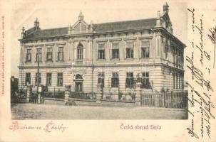 1899 Lhotka, Ellguth (Ostrava); Ceska obecná skola / Czech school
