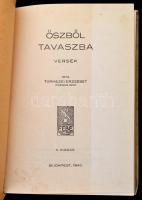 Túrmezei Erzsébet: Őszből tavaszba. Versek. Bp.,1945, FÉBE. II. kiadás. Kiadói illusztrált papírköté...