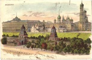1899 Moscow, Moscou; Kremlin. Verlag Emil Storch, Kosmos Budapest litho (Rb)