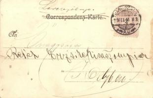 1899 Moscow, Moscou; Kremlin. Verlag Emil Storch, Kosmos Budapest litho (Rb)