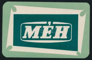 1959 MÉH reklámos kártyanaptár