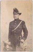 ~1900 Osztrák-magyar huszár tiszt / K.u.k. military, hussar officer, photo