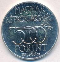 1986. 500Ft Ag "Budavár visszavétele 1686" T:BU Adamo EM97