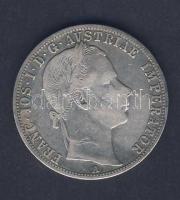 Ausztria 1860A 1Fl Ag T:3 kis ph.