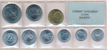 1978. 2f-10Ft (9xklf) érmés forgalmi sor fóliatokban T:1 Adamo FO11