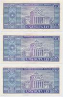Románia 1966. 100L (10x) sorszámkövetők T:I,I- 
Romania 1966. 100 Lei (10x) sequential serials C:UN...