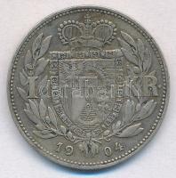 Liechtenstein 1904. 1K Ag "II. János herceg" T:2,2-
Liechtenstein 1904. 1 Krone Ag "...