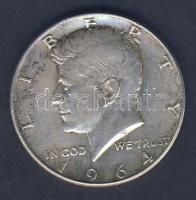 USA 1964. 1/2$ Ag "Kennedy" T:2 pici ph.