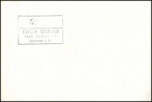 cca 1974 Zsigri Oszkár (1933-?) budapesti fotóművész hagyatékából 3 db vintage fotó, egy pecséttel j...