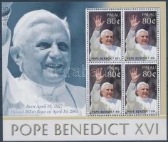 XVI. Benedek pápa kisív, Pope Benedict XVI. mini sheet