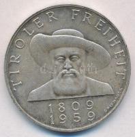 Ausztria 1959. 50Sch Ag "Tirol felszabadulásának 150. évfordulója" T:2 Austria 1959. 50 Schilling Ag "150th Anniversary of the Liberation of Tyrol" C:XF KM#2888