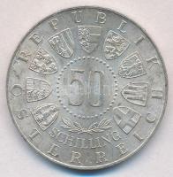 Ausztria 1963. 50Sch Ag "Tirol 600 éve egyesült Ausztriával" T:1-,2
Austria 1963. 50 Schi...