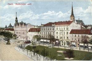 Plzen, Pilsen; Radeckeho sady / street view (EK)