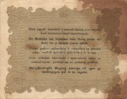 1848. 10Ft "Kossuth bankó" sor és sorozatszám után pontot írt a számozó R! Hátlapi fordíto...