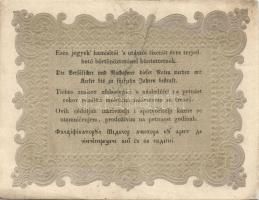 1848. 10Ft "Kossuth bankó" (3x) mindhárom kézi áthúzásokkal érvénytelenítve T:restaurált
