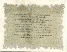 1848. 10Ft "Kossuth bankó" (3x) mindhárom kézi áthúzásokkal érvénytelenítve T:restaurált