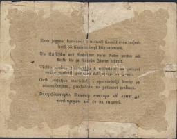 1848. 10Ft "Kossuth bankó" "alladalmi" nyomdahibával T:IV