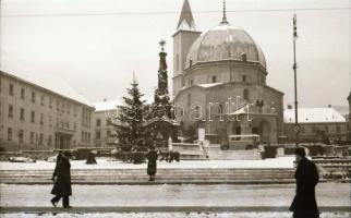 cca 1950 Pécsi villamosok, 2 db szabadon felhasználható vintage negatív (+ 3 db más témájú negatív a...