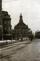 cca 1950 Pécsi villamosok, 2 db szabadon felhasználható vintage negatív (+ 3 db más témájú negatív a...