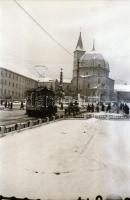 cca 1950 Pécsi villamosok, 2 db szabadon felhasználható vintage negatív (+ 3 db más témájú negatív a...