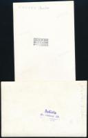 cca 1942 Színészek, énekesek privát környezetben: Farkas Ilonka, Némethy Ella, Bulla Elma, Lukács Ma...