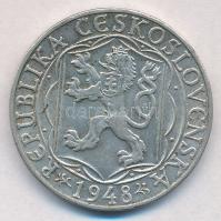 Csehszlovákia 1948. 100K Ag "600. évforduló - Károly Egyetem" T:2 ph.
Czechoslovakia 1948...