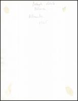 cca 1967 A magyar fotográfia avantgarde korszakából 3 db feliratozott vintage fotóművészeti alkotás,...