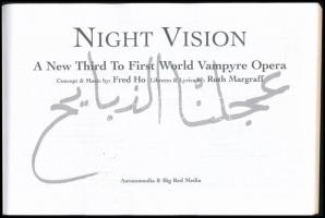 Ho, Fred - MArgraff, Ruth: Night Vision. A New Third to First World Vampyre Opera. Brooklyn, 2000, A...