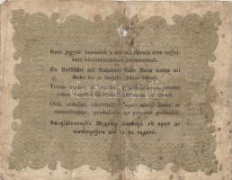 1848. 10Ft "Kossuth bankó" ritka "büntetettnek" nyomdahibával T:IV