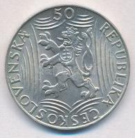 Csehszlovákia 1949. 50K Ag "Sztálin" T:2 kis ph.
Czechoslovakia 1949. 50 Korun Ag "S...