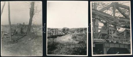 cca 1973 Vietnámi háború, 8 db feliratozott, vintage fotó, 9x12 cm / war in Vietnam, 8 photos, 9x12 ...