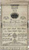 1800. 25G Wiener-Stadt Banko-Zettel T:II- R!